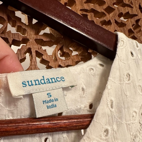 🚺📐Sundance Zellie white eyelet dress - Picture 7 of 15